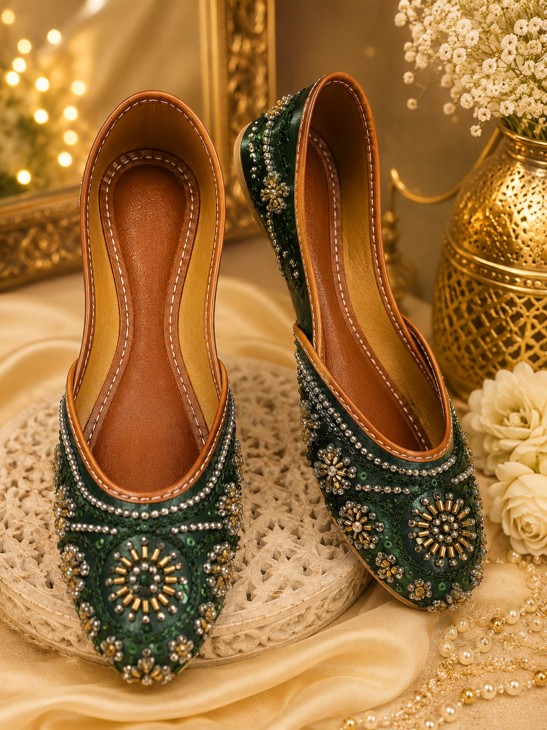 Gold wire sewing craft